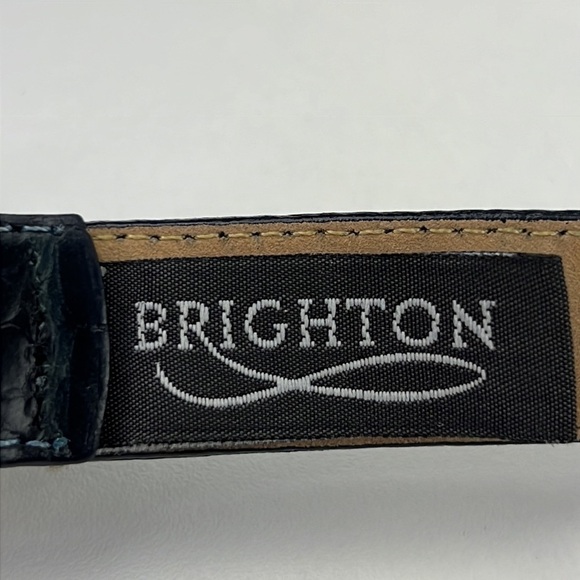 Brighton Black Leather Belt size Large - Picture 5 of 10